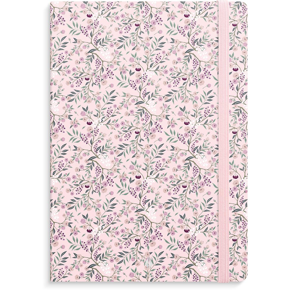 Anteckningsbok Burde DeLuxe Twigs Linjerad Rosa A5 - Bild 2
