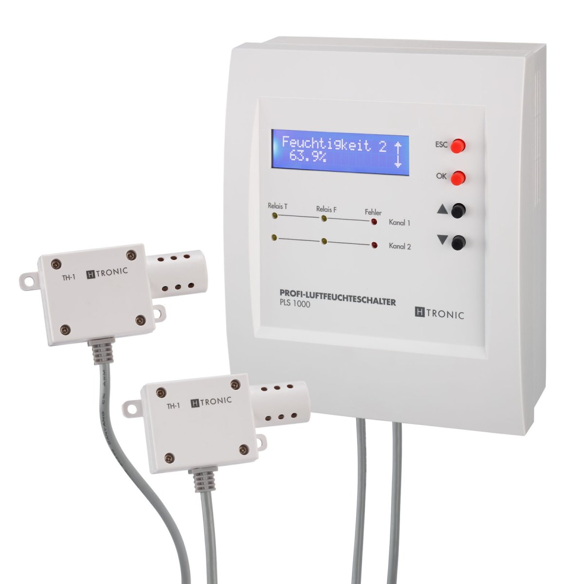 Temperatur och fukt switch PLS 1000 med 2st sensorer - Bild 2