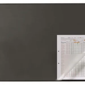 Skrivunderlägg Durable med kantskydd PVC svart 65x50cm