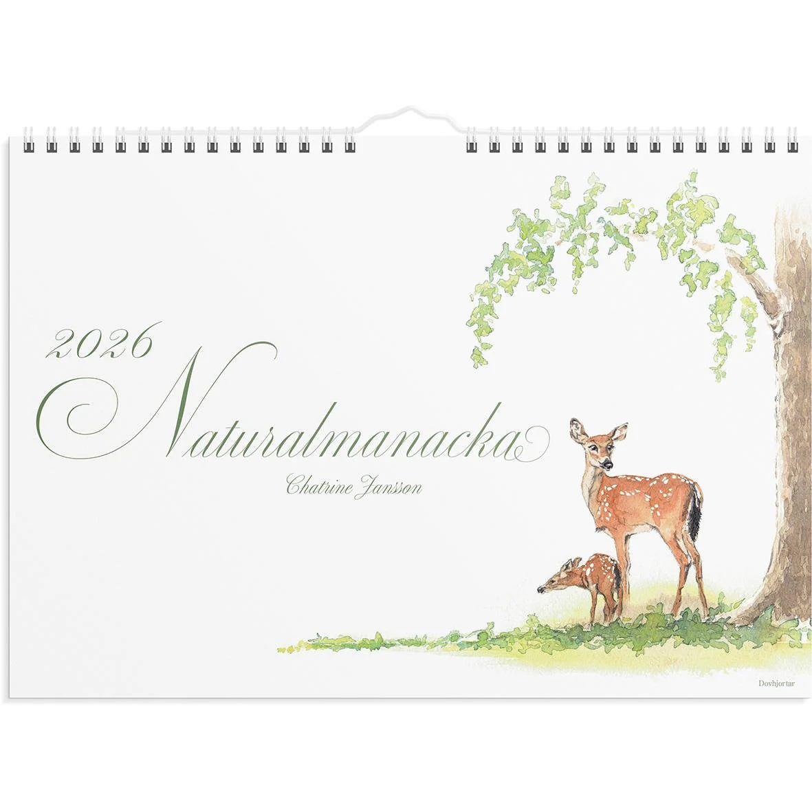 Väggkalender Burde 1728 Naturalmanacka 2026 - Bild 2