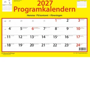 Programkalendern | 2027