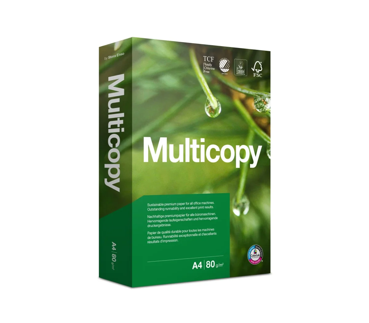 Kopieringspapper Multicopy Original Hålat A4 80g - Bild 2