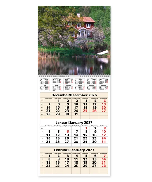 3-månaders kalender stor | 2027 - Bild 3