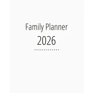 Familjekalender Planner A4 | 2026