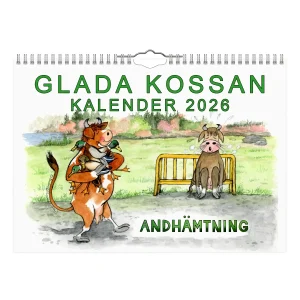 Glada Kossan liten väggkalender | 2026