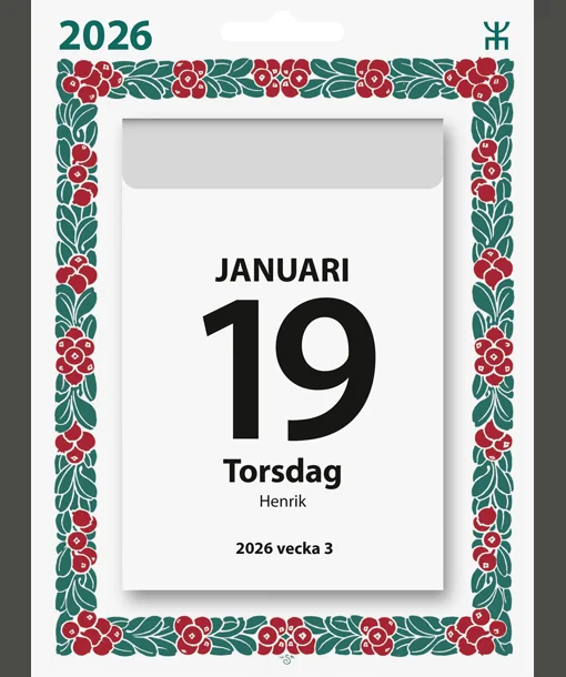 Väggplån Dagblock Lingon -2026