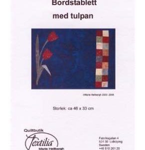 Bordstablett med tulpan