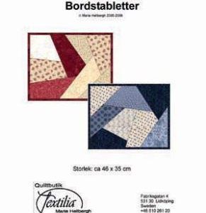 Mönster Bordstablett med Stack & Slash teknik