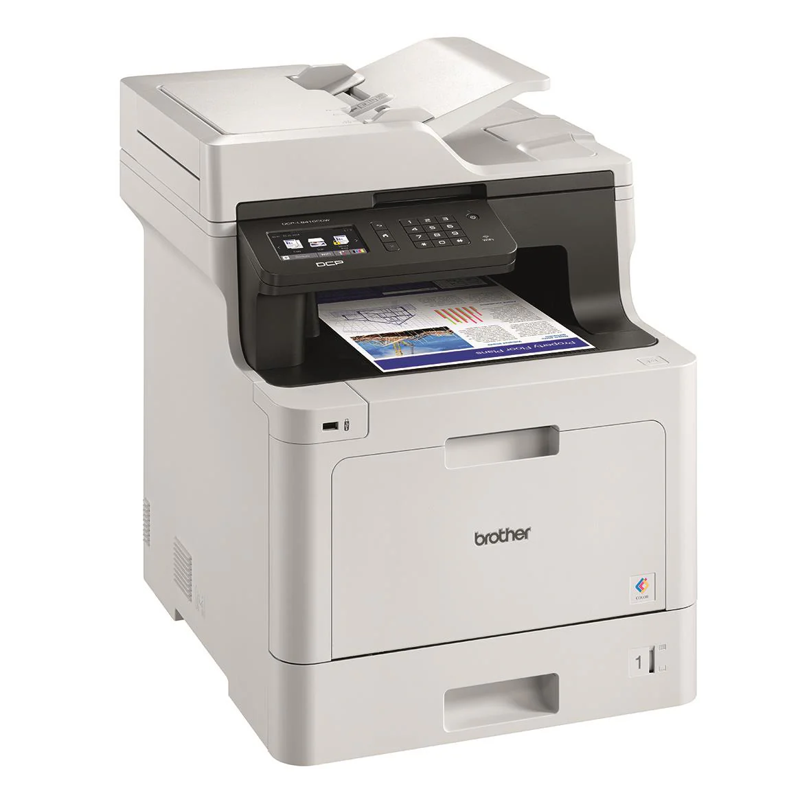 Multifunktionsskrivare Brother DCP-L8410CDW Laser - Bild 2