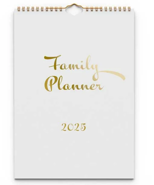 Familjekalender Planner Guld | 2025 - Bild 2