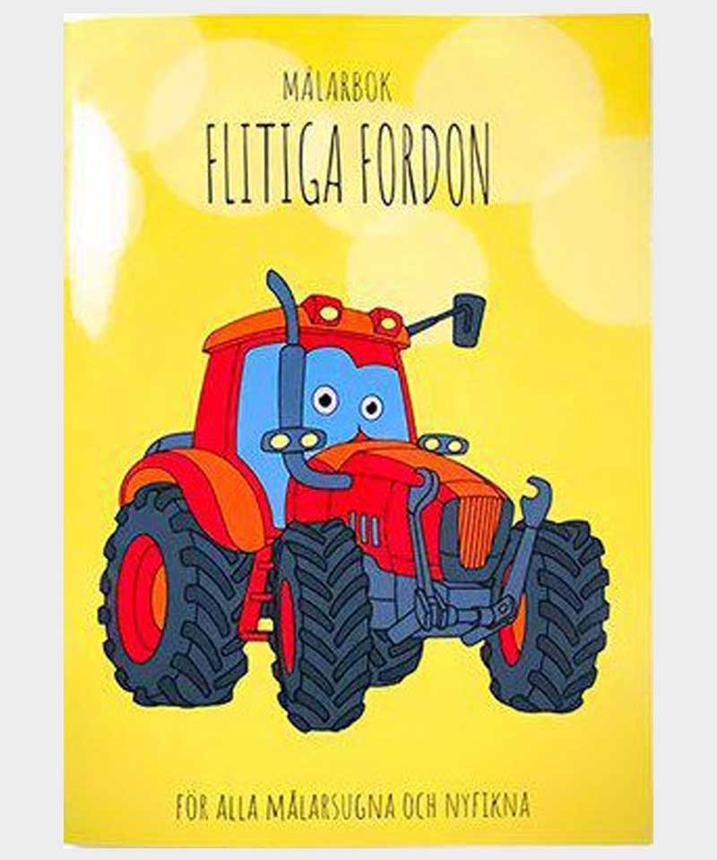 Målarbok Flitiga Fordon - Bild 2