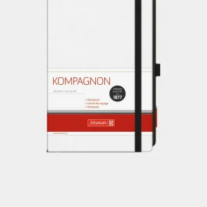 Anteckningsbok Kompagnon 12,5 x 19,5 cm Blank Vit