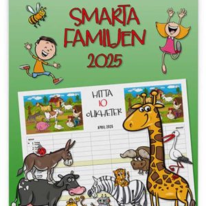 Smarta Familjen – Stor familjekalender | 2025