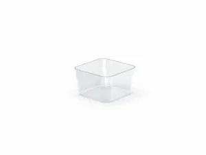 Förvaringslåda SmartStore Compact Sort 10x10cm transparent