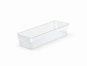 Förvaringslåda SmartStore Compact Sort 30x10cm transparent