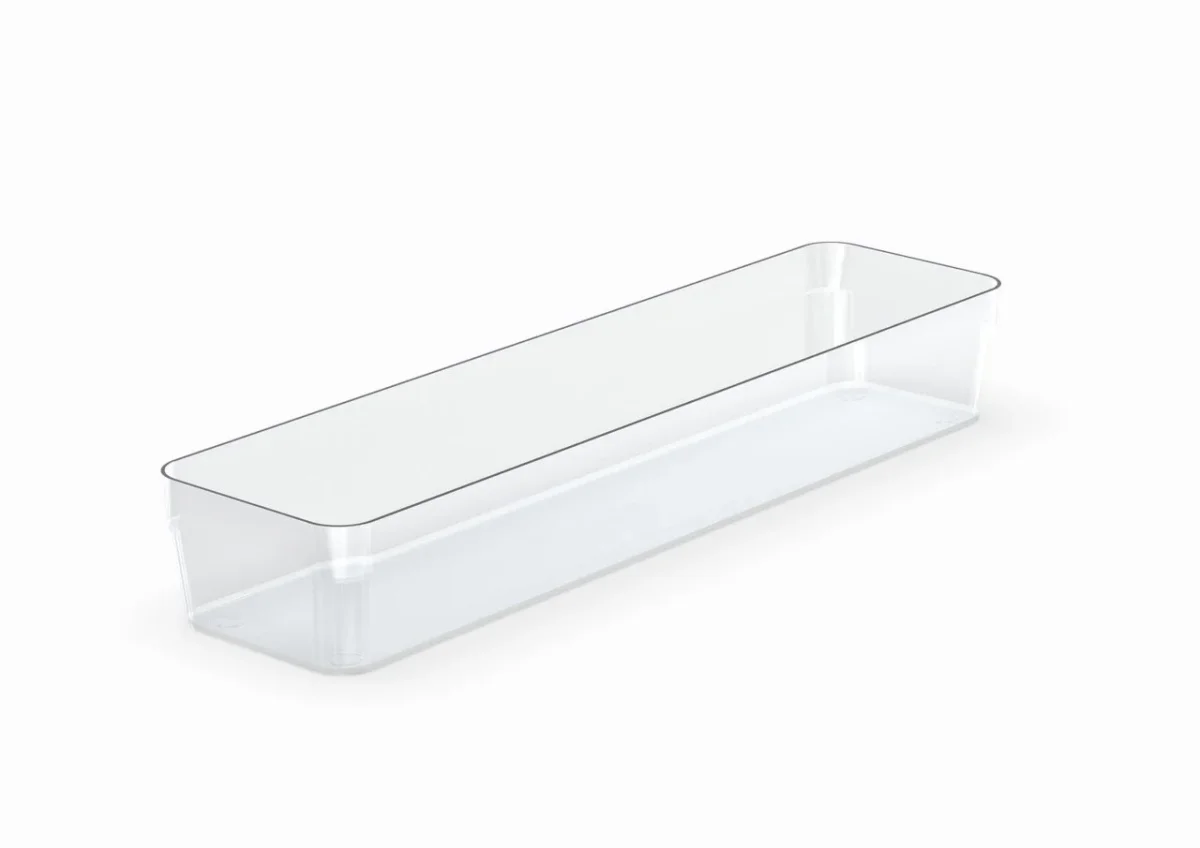 Förvaringslåda SmartStore Compact Sort 40x10cm transparent