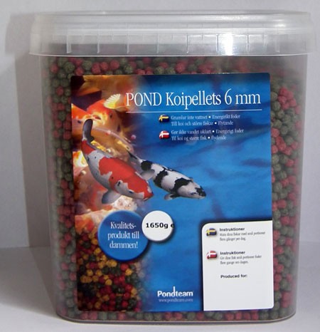 Koi pellets large 5,4L (1650g) Pondgranulat 6mm - Bild 2