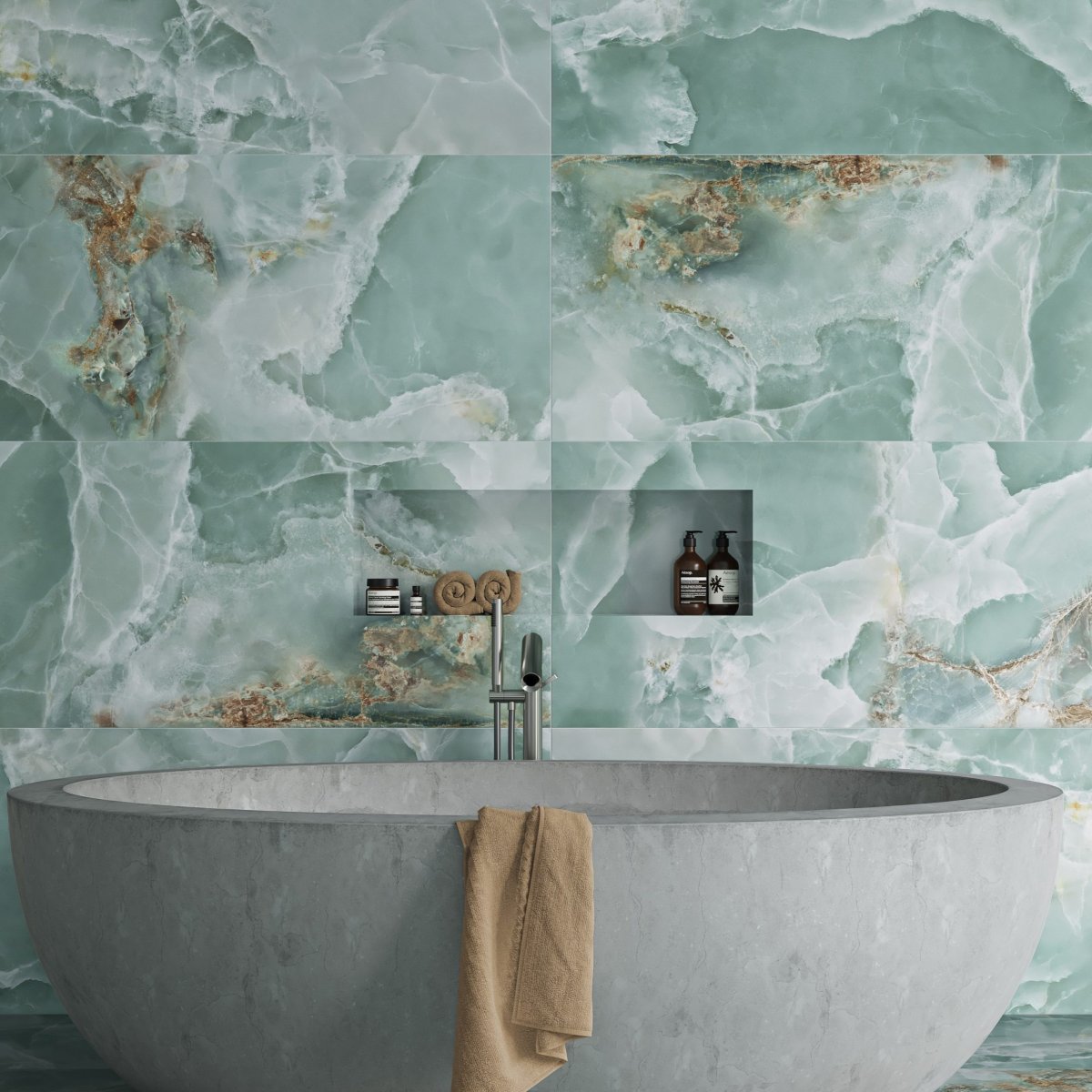 Klinker Onyx Mint Super Polerad 60×120 - Bild 2