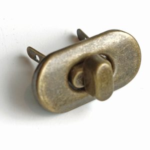 Vridlås 35 x 19 mm mässing