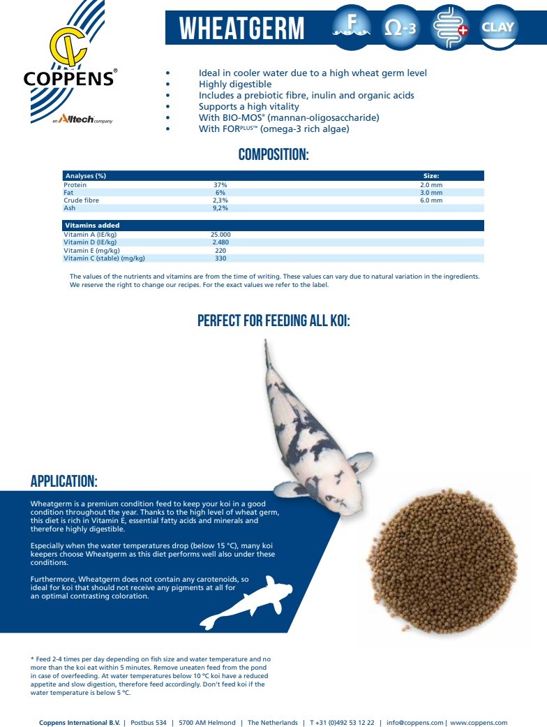 Wheat Germ EF – Vår/höstfoder 3mm – 6kg - Bild 3